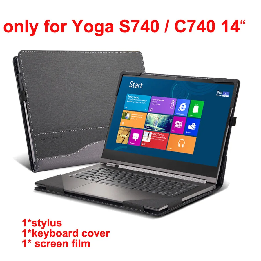 Case For Lenovo Yoga S740 C740 14 Inch Laptop Sleeve Detachable Notebook Cover Bag Protective Skin Keyboard Cover Film Gifts
Case For Lenovo Yoga S740 C740 14 Inch Laptop Sleeve Detachable Notebook Cover Bag Protective Skin Keyboard Cover Film Gifts