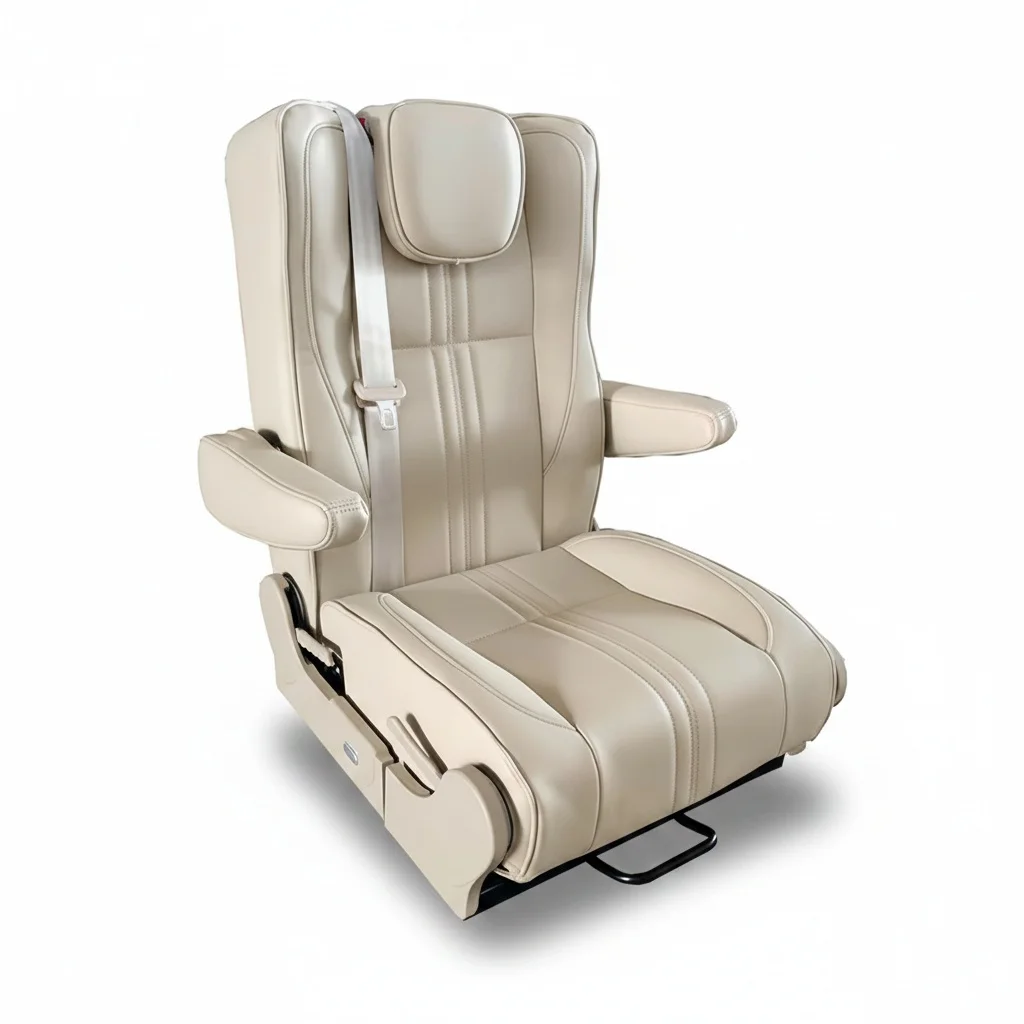 Camper Van Seat Bed Forward Sliding Cushion Moves Forward to Form Comfortable Bed Perfect for Motorhome Renovation Layout
Camper Van Seat Bed Forward Sliding Cushion Moves Forward to Form Comfortable Bed Perfect for Motorhome Renovation Layout
