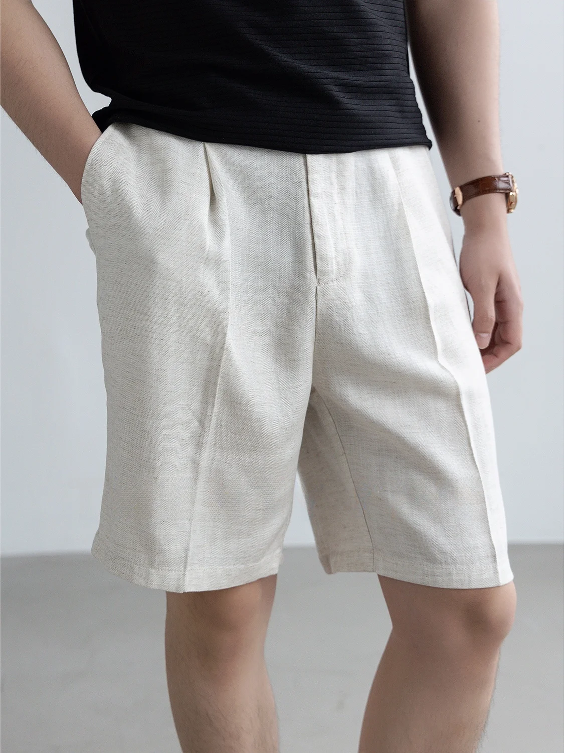 Casual Linen Lyocell Men's Shorts Simple Straight Cut Five-Point Pants Summer Commuting Comfortable Breathable Low Waist Trou...
Casual Linen Lyocell Men's Shorts Simple Straight Cut Five-Point Pants Summer Commuting Comfortable Breathable Low Waist Trou...
