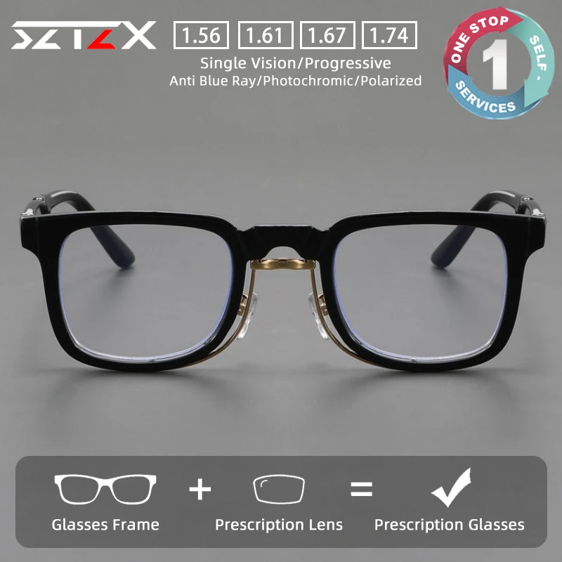 SZTZX Fashion New Square Glasses Men Women Personalized Prescription Customized Glasses Anti Blue Light Progressive Eyeglasses
SZTZX Fashion New Square Glasses Men Women Personalized Prescription Customized Glasses Anti Blue Light Progressive Eyeglasses