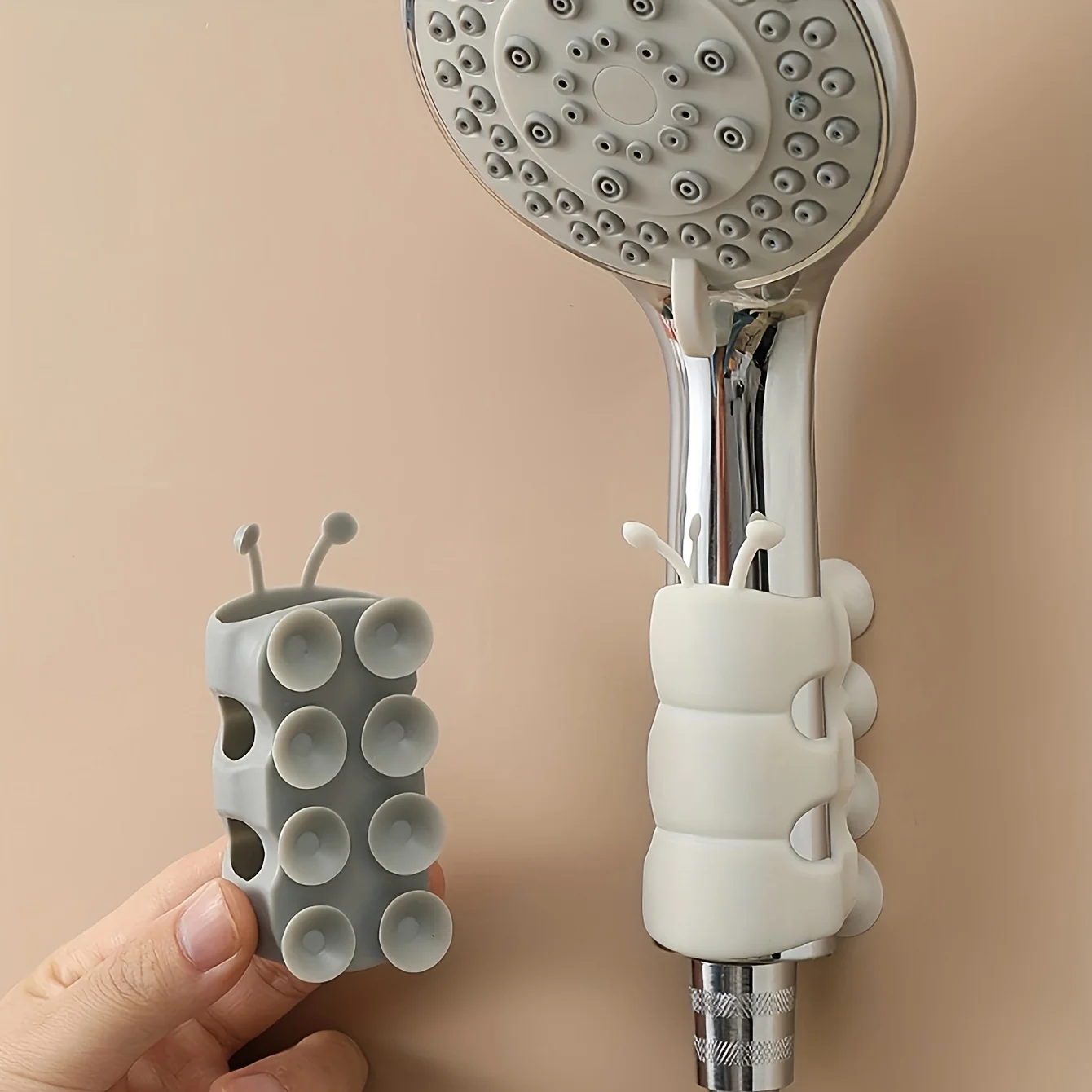 1Pcs Caterpillar shower rack, caterpillar shower suction cup hanging nozzle base bracket universal non-punching movable fixed seat shower accessories
1Pcs Caterpillar shower rack, caterpillar shower suction cup hanging nozzle base bracket universal non-punching movable fixed seat shower accessories