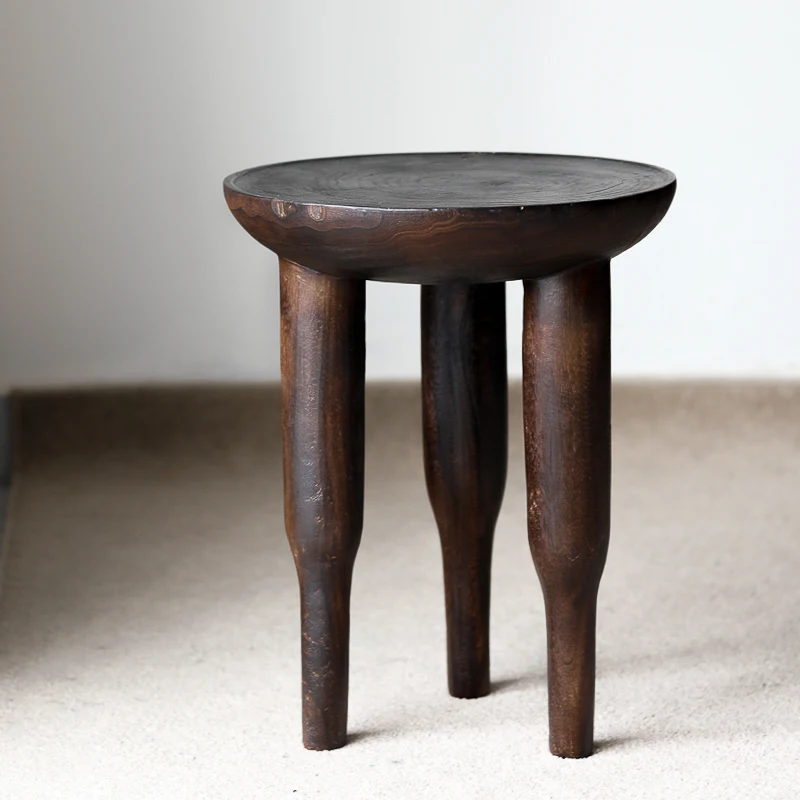 Retro style personalized handmade medieval small round stool B & B hotel high art decoration edge few corners high stool
Retro style personalized handmade medieval small round stool B & B hotel high art decoration edge few corners high stool