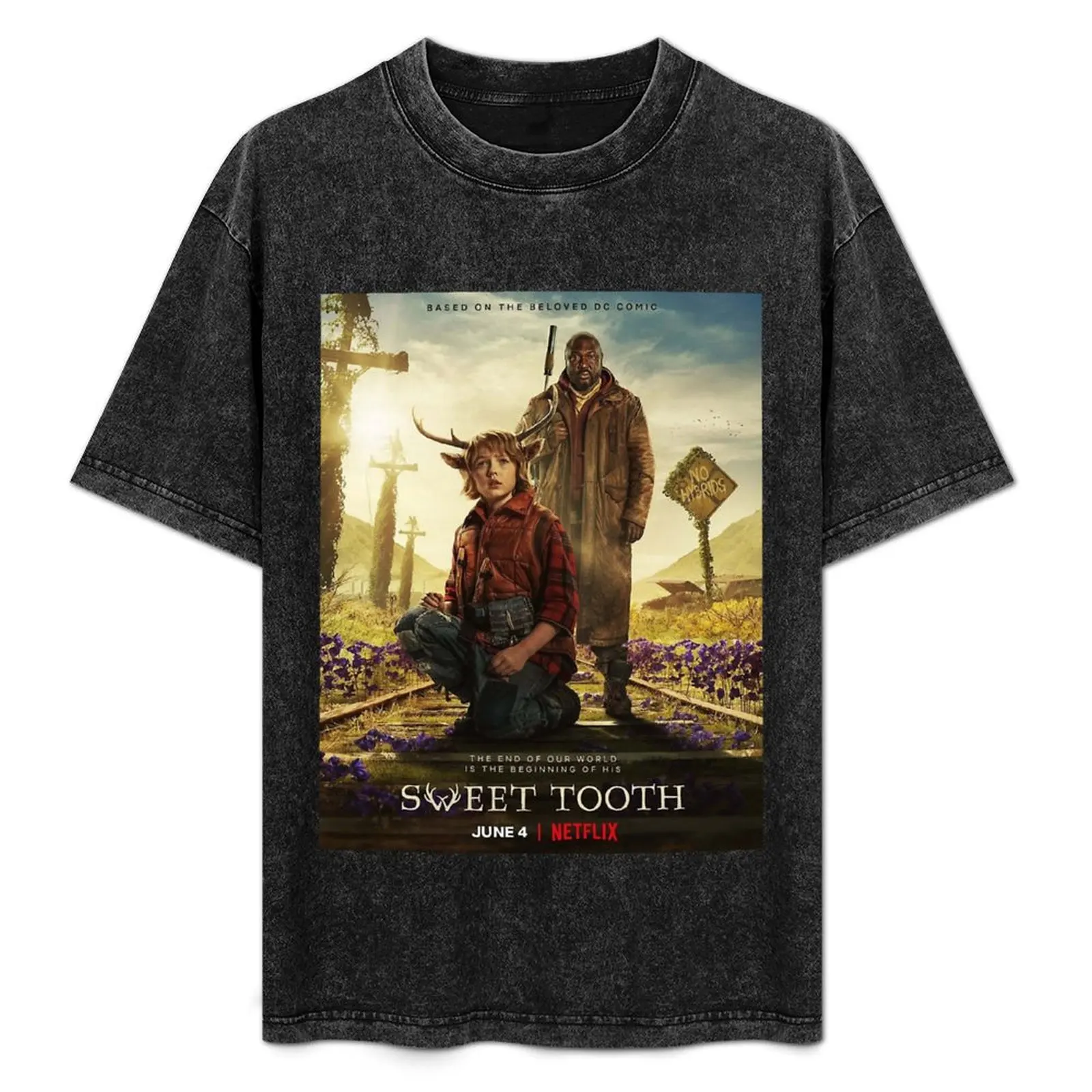 Sweet Tooth movie T-Shirt Breathable Mesh Panel T-Shirt
Sweet Tooth movie T-Shirt Breathable Mesh Panel T-Shirt