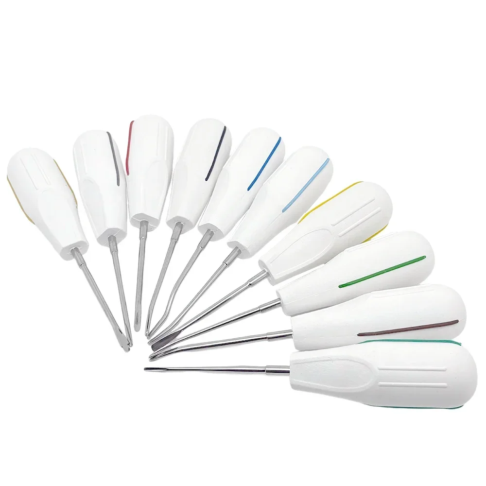 10 шт., комплект лифта для извлечения зубов с пластиковой ручкой, высококачественные инструменты для извлечения зубов, инструменты для корней, минимально инвазивный инструмент для зубов
10 шт., комплект лифта для извлечения зубов с пластиковой ручкой, высококачественные инструменты для извлечения зубов, инструменты для корней, минимально инвазивный инструмент для зубов