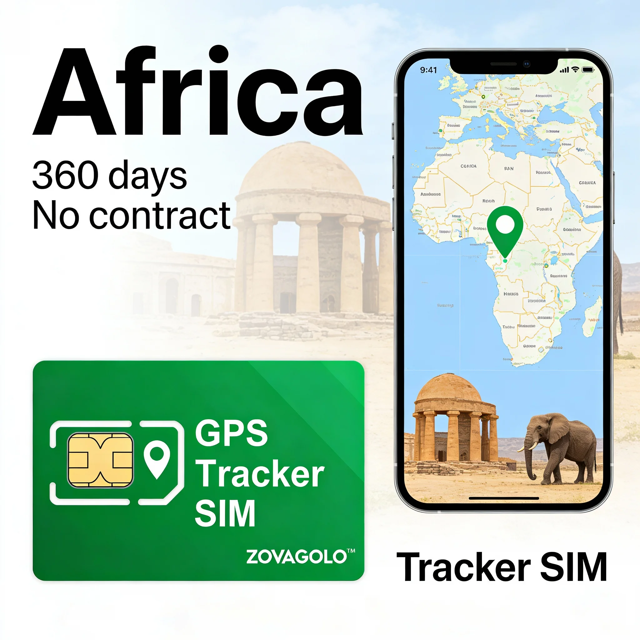 SIM-карта Africa 4G LTE IoT для GPS-устройств — поддержка рации, 360 МБ/360 дней, тройной размер, данные не контракт
SIM-карта Africa 4G LTE IoT для GPS-устройств — поддержка рации, 360 МБ/360 дней, тройной размер, данные не контракт