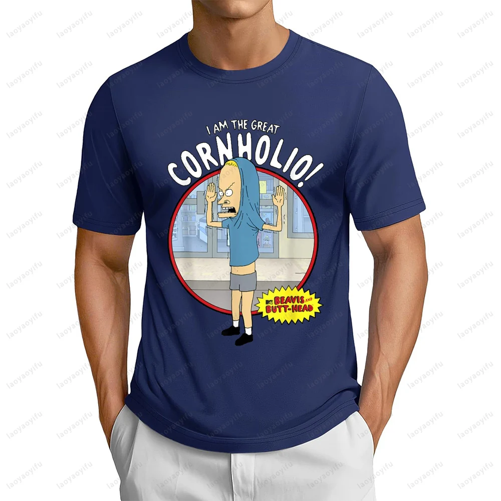 Hot Sale Beavis and Butt-Head The Great Cornholio Graphic T-Shirt Breathe Comfort Streetwear Summer Short Sleeve Man Tshirt
Hot Sale Beavis and Butt-Head The Great Cornholio Graphic T-Shirt Breathe Comfort Streetwear Summer Short Sleeve Man Tshirt