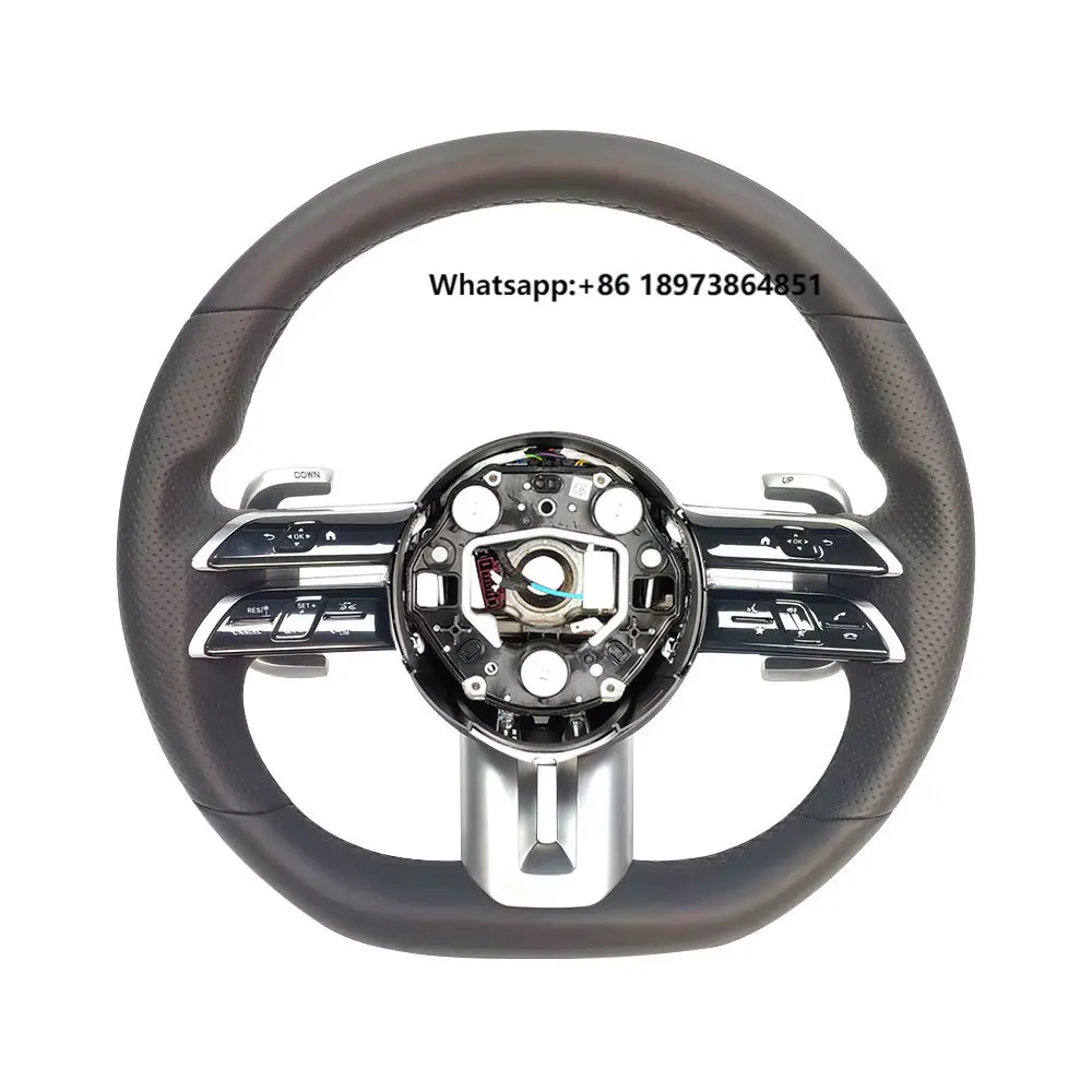Full Leather AMG Steering Wheel Original Quality for Mercedes Benz Steering Wheel W223 W253 W213 W205 W222 W206 W213 W218
Full Leather AMG Steering Wheel Original Quality for Mercedes Benz Steering Wheel W223 W253 W213 W205 W222 W206 W213 W218