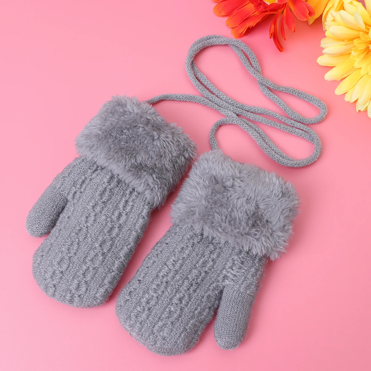 Winter Warm Fleece Gloves Kids Children Soft Durable Material Long Term Use Knitted Full Finger Coverage Easy Wear Proper Size
Winter Warm Fleece Gloves Kids Children Soft Durable Material Long Term Use Knitted Full Finger Coverage Easy Wear Proper Size