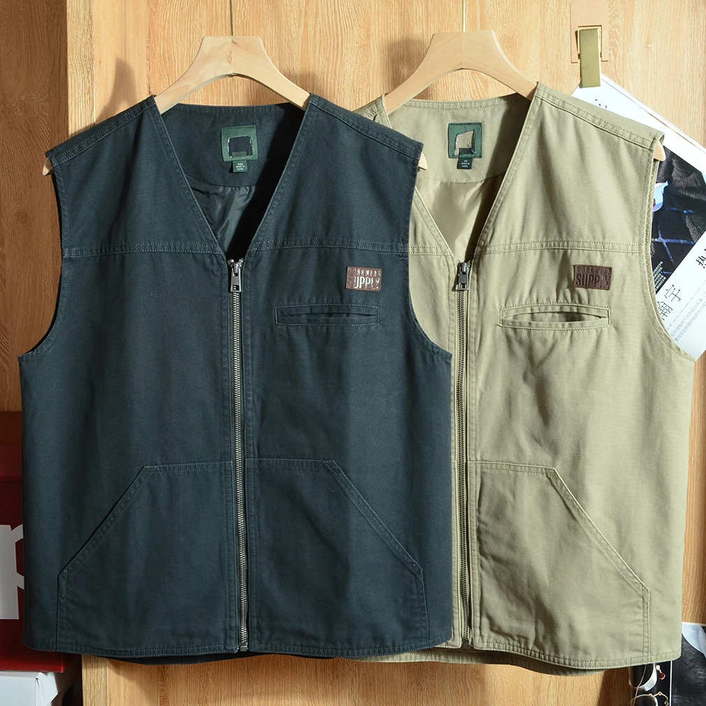 Faionable Casual Zipper Svel Vest ex Spring Autumn Versatile Workwear Sle No Tag Trendy Urban Youth Clothing
Faionable Casual Zipper Svel Vest ex Spring Autumn Versatile Workwear Sle No Tag Trendy Urban Youth Clothing