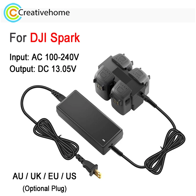 YX-Split Зарядное устройство для зарядного устройства для дрона DJI Spark, 4 интерфейса аккумулятора, плата параллельной зарядки, вход: 100-240 В переменного тока, выход: 13,05 В постоянного тока
YX-Split Зарядное устройство для зарядного устройства для дрона DJI Spark, 4 интерфейса аккумулятора, плата параллельной зарядки, вход: 100-240 В переменного тока, выход: 13,05 В постоянного тока