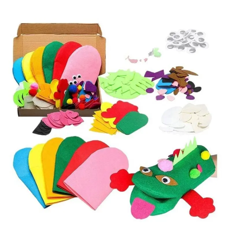 Hot Sale-Puppetry Crafting Kit For Kids-Felt Sock Hand Puppet Making Set Including Pompoms& Googly Eyes For DIY Storytelling Rol
Hot Sale-Puppetry Crafting Kit For Kids-Felt Sock Hand Puppet Making Set Including Pompoms& Googly Eyes For DIY Storytelling Rol