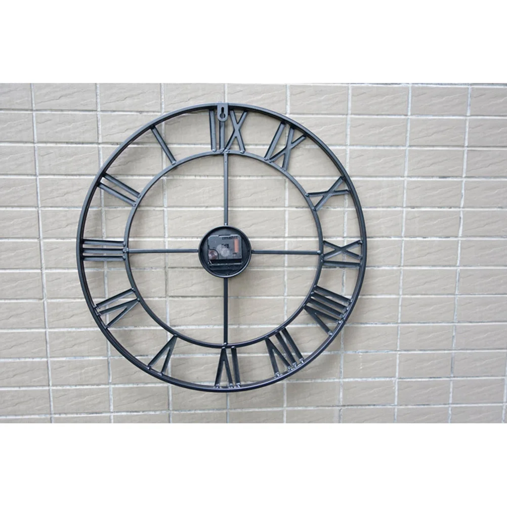 40 CM Roman Numeral Wall Clock Vintage Handmade 3D European Hollowed-out Decorative Metal
40 CM Roman Numeral Wall Clock Vintage Handmade 3D European Hollowed-out Decorative Metal