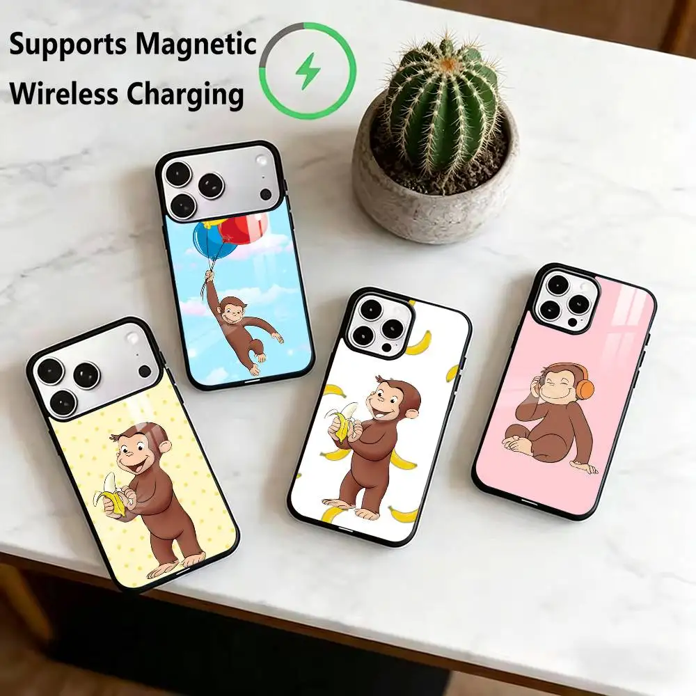 Cute Mokey GeorGes C-Curious Phone Case For iPhone17,16,15,14,13,12,11 Plus,Pro Compatible with magnetic wireless charging
Cute Mokey GeorGes C-Curious Phone Case For iPhone17,16,15,14,13,12,11 Plus,Pro Compatible with magnetic wireless charging