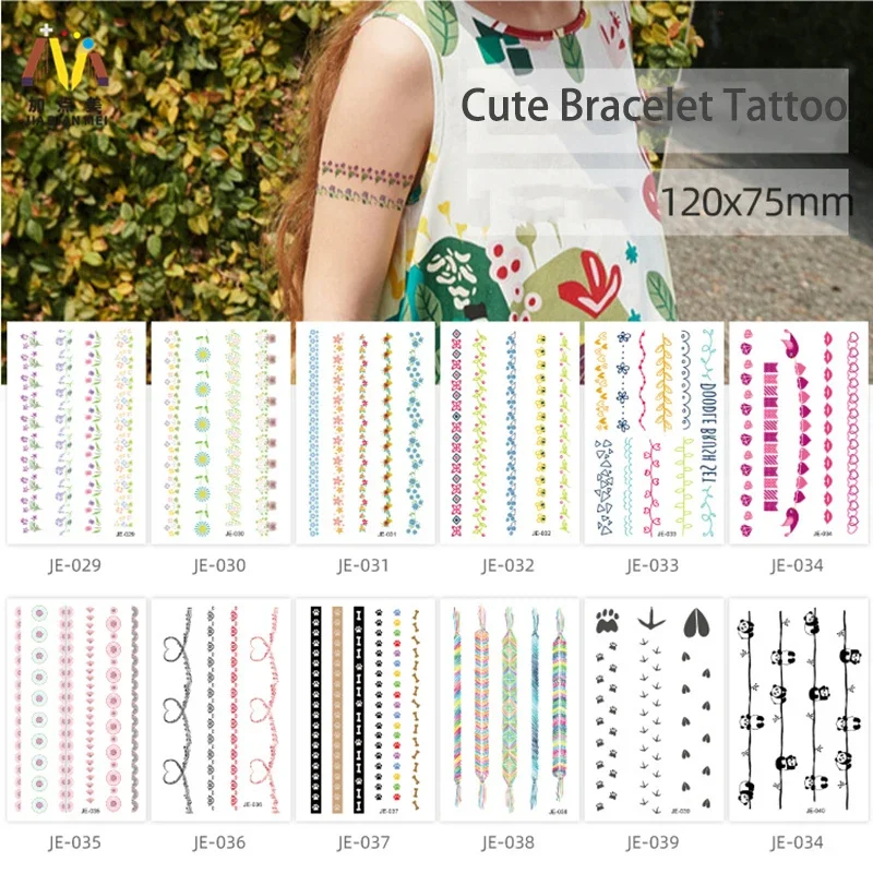 Temporary Waterproof Tattoo 12pcs/set Cute Cartoon Animal Flower Bracelet Bracelet Kids Tattoo Set
Temporary Waterproof Tattoo 12pcs/set Cute Cartoon Animal Flower Bracelet Bracelet Kids Tattoo Set