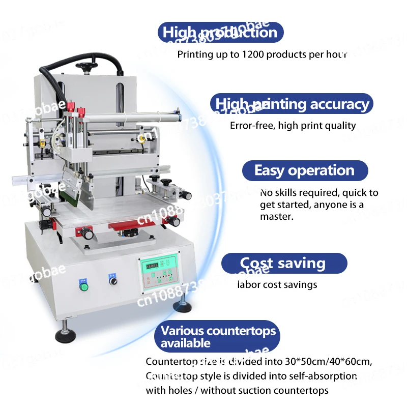 Mini 4060 Flat Screen Printing Machine With Vacuum Table Semi-Automatic Solder Paste Printer Plate Type Silk Screen Printer
Mini 4060 Flat Screen Printing Machine With Vacuum Table Semi-Automatic Solder Paste Printer Plate Type Silk Screen Printer