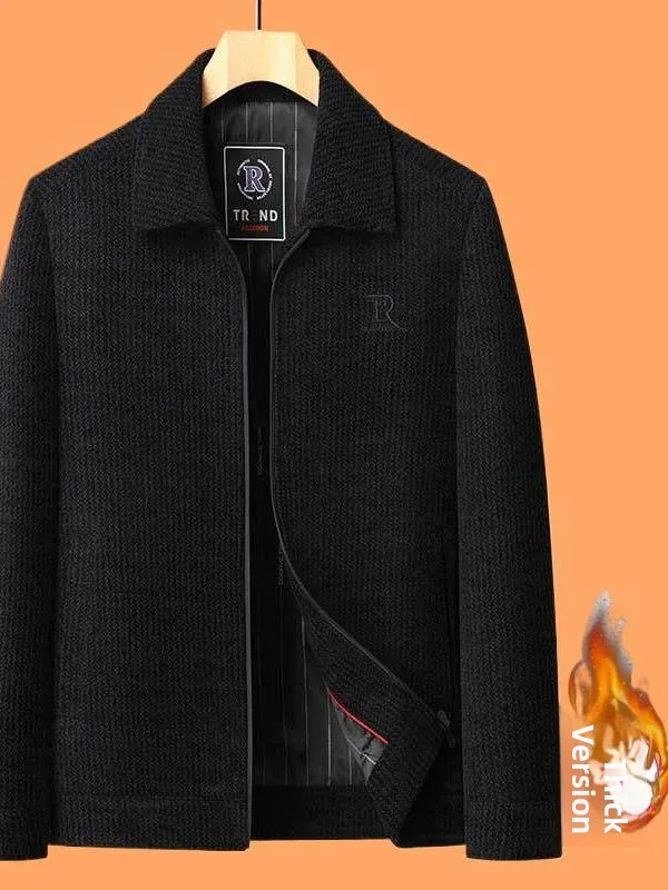 Мужское шерстяное пальто Ele Thi: новая модель для мужчин среднего и старшего возраста, повседневное, весна-осень
Мужское шерстяное пальто Ele Thi: новая модель для мужчин среднего и старшего возраста, повседневное, весна-осень