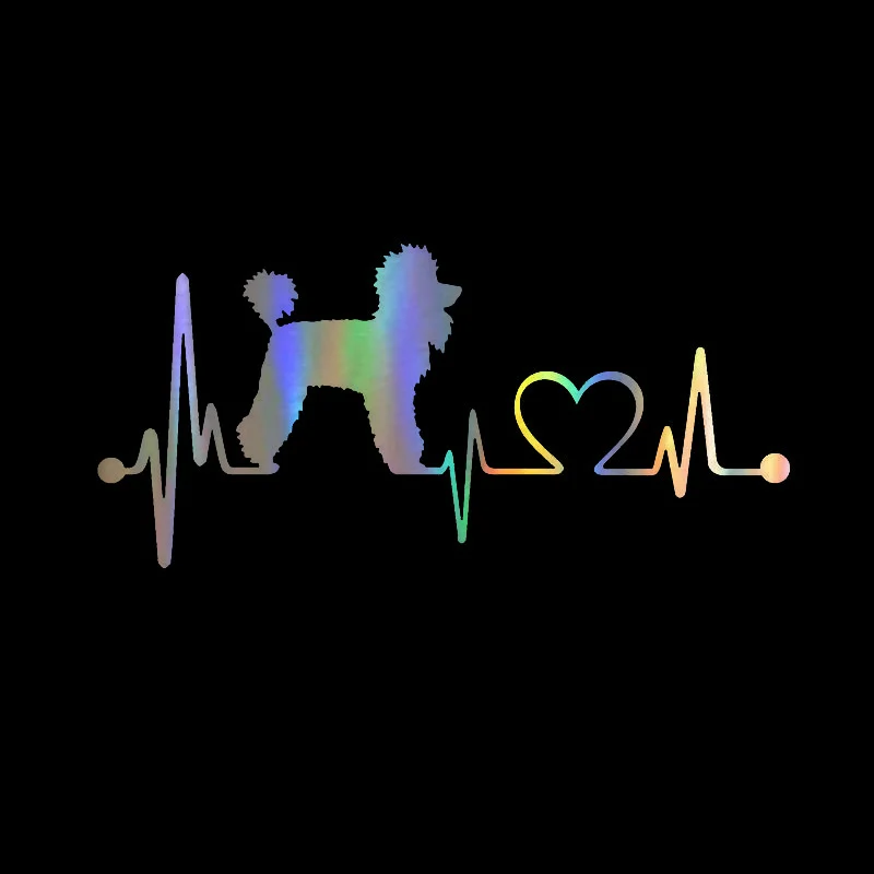 LYKX Cartoon Poodle Heartbeat Dog Car Sticker Automobiles Motorcycles Exterior Accessories Vinyl Decals,19cm*8.9cm
LYKX Cartoon Poodle Heartbeat Dog Car Sticker Automobiles Motorcycles Exterior Accessories Vinyl Decals,19cm*8.9cm