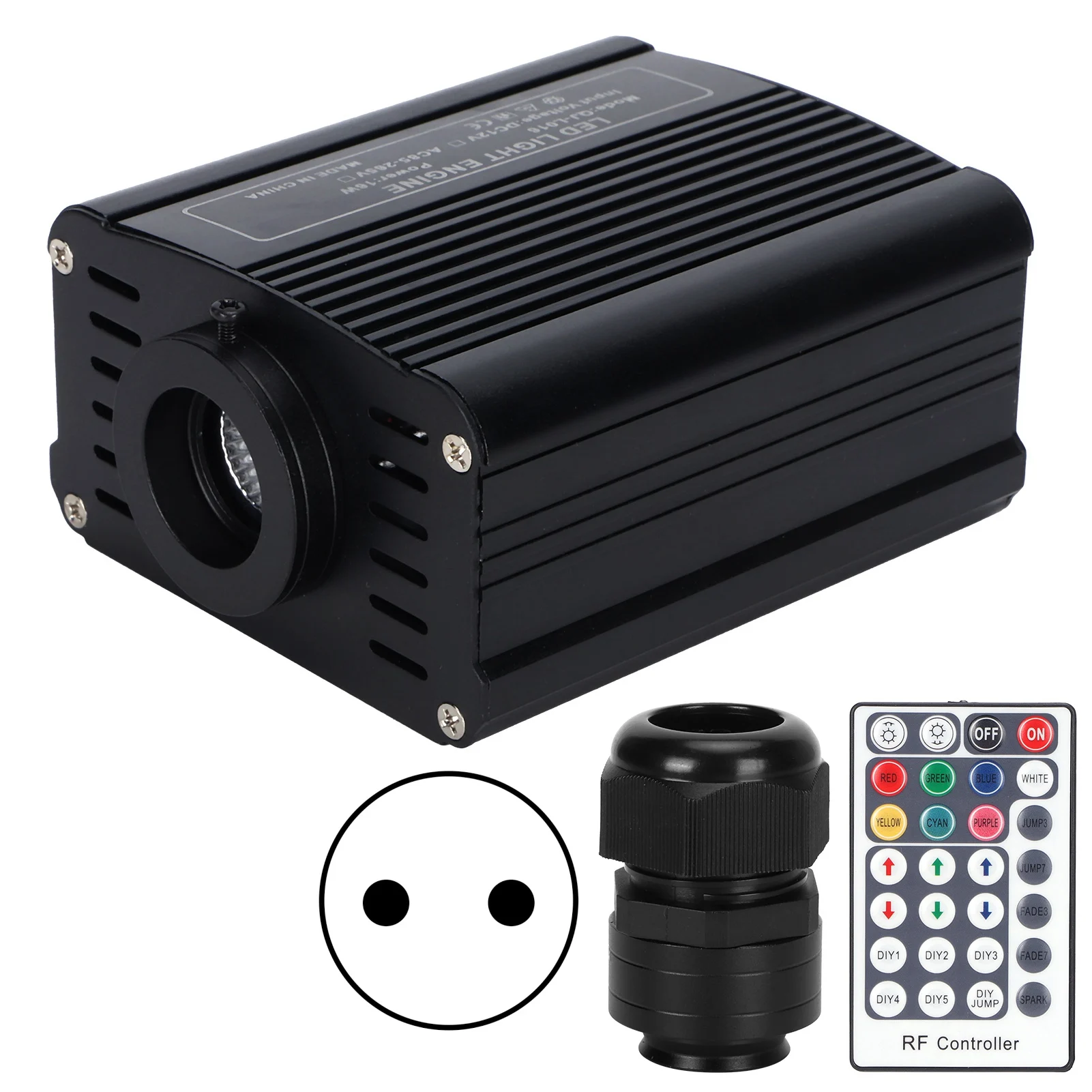 16W RGBW LED Optical Light Engine Kit Ceiling Fiber Optic Driver Remote Control Home Bedroom Star Ceiling Lighting Accessory
16W RGBW LED Optical Light Engine Kit Ceiling Fiber Optic Driver Remote Control Home Bedroom Star Ceiling Lighting Accessory