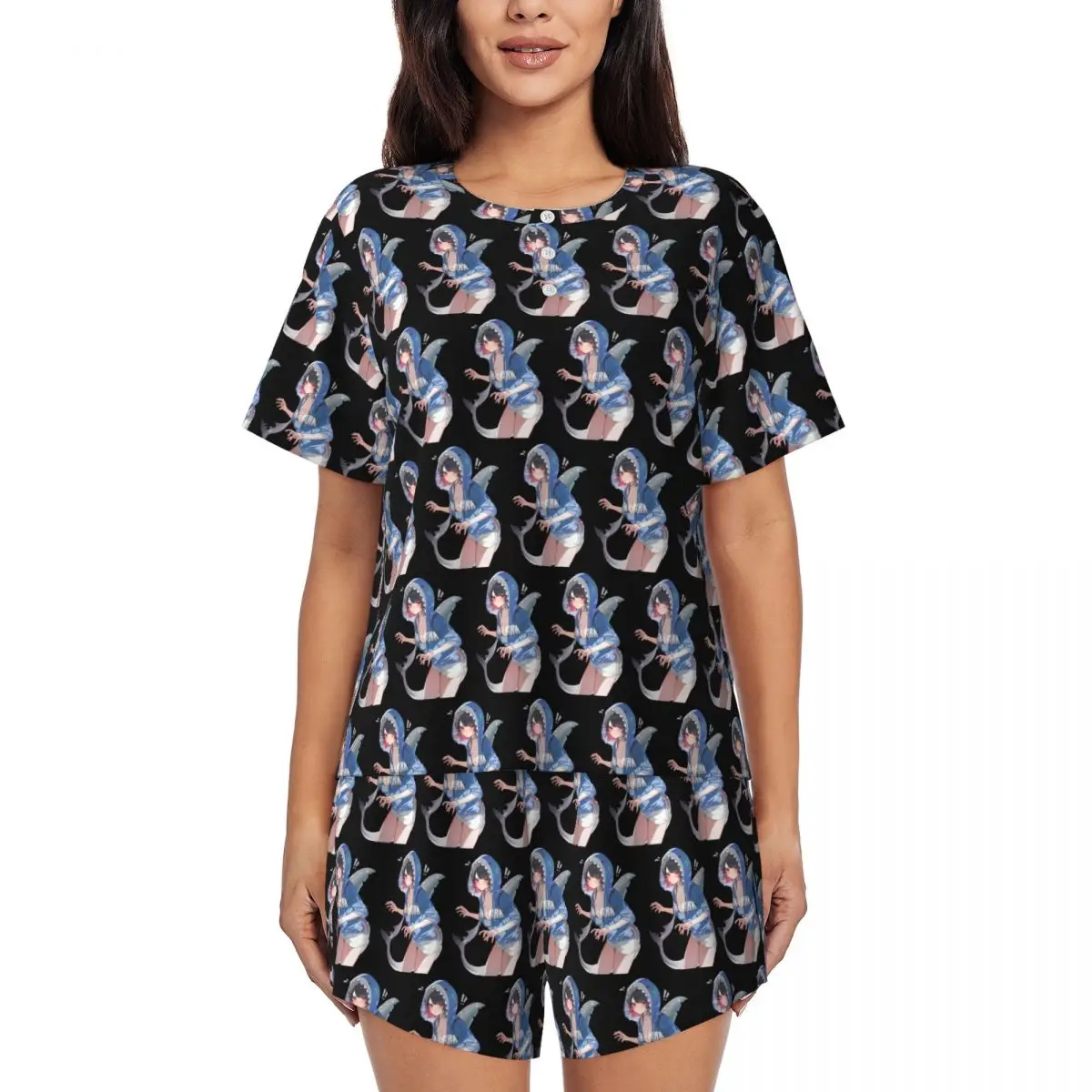 Ellen Joe Zenless Zone Zero Round Neck Short Sleeve Nightgowns for Sleeping Sleepshirts Women Loose Pajama Set Short Pants
Ellen Joe Zenless Zone Zero Round Neck Short Sleeve Nightgowns for Sleeping Sleepshirts Women Loose Pajama Set Short Pants