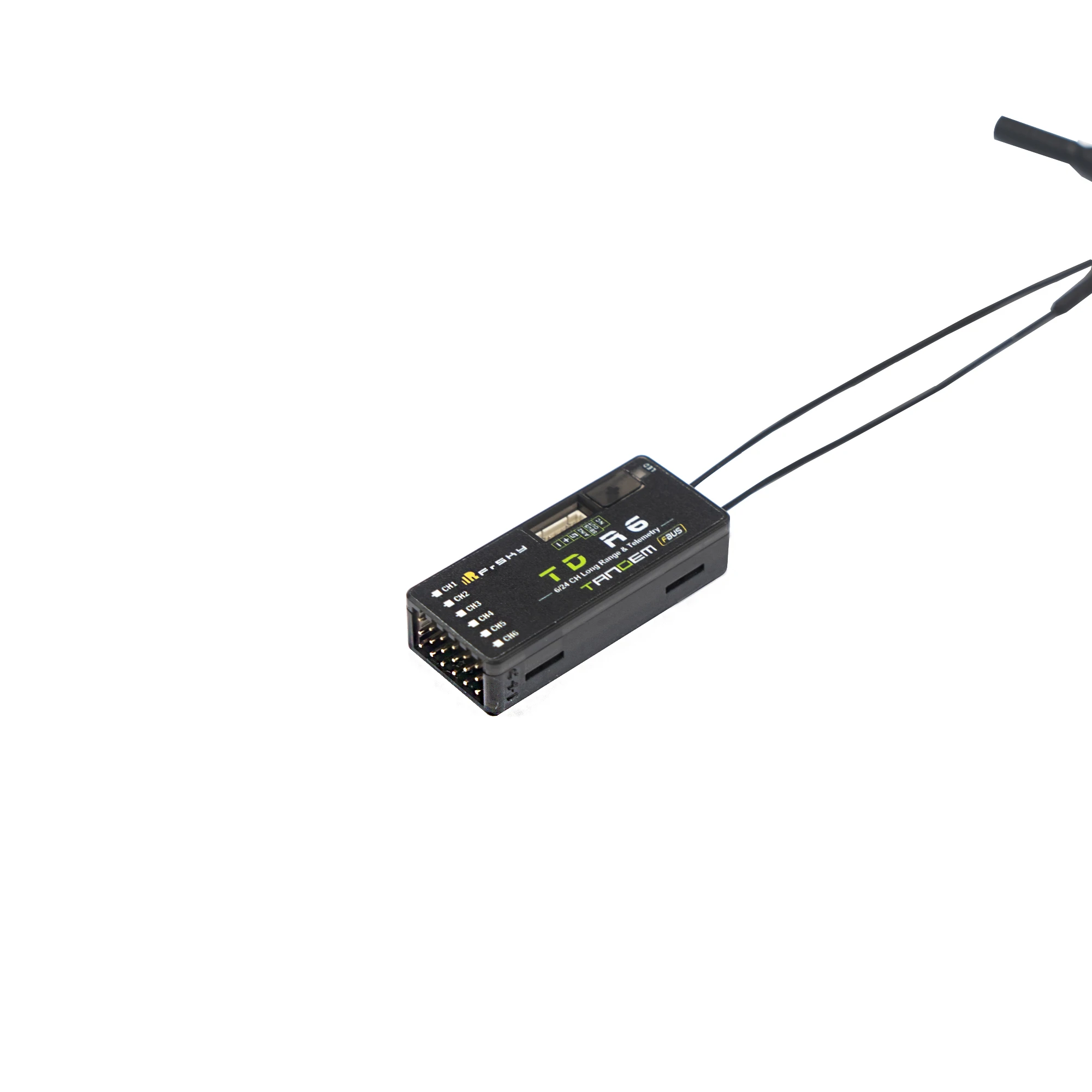 FrSky TD R6 Receiver 2.4G 900M Tandem Dual-Band Receiver with 6 Channel Ports
FrSky TD R6 Receiver 2.4G 900M Tandem Dual-Band Receiver with 6 Channel Ports