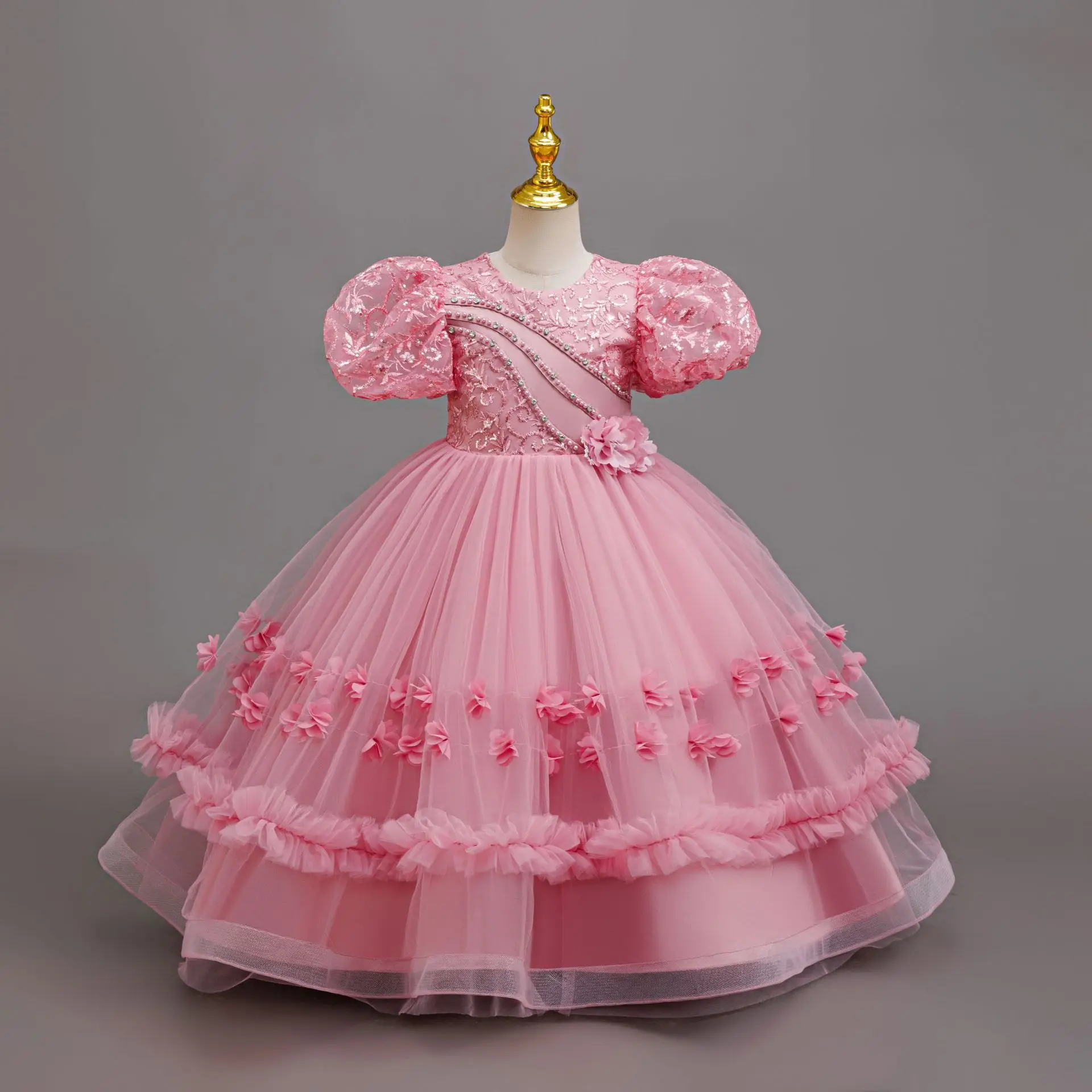 HETISO Children's Luxury Elegant Birthday Party Gown Girls Princess Dress Kids Special Occasions Holiday Prom Wear 4-12 Years
HETISO Children's Luxury Elegant Birthday Party Gown Girls Princess Dress Kids Special Occasions Holiday Prom Wear 4-12 Years
