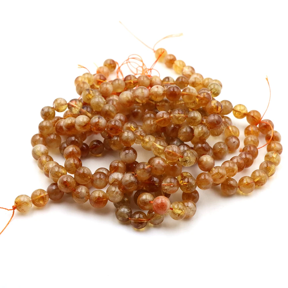 4/6/8/10/mm Natural Stone Yellow Tower Crystal Round Loose Citrine Bead Crystal Stone Jewelry Making DIY Bracelet Necklace Gift
4/6/8/10/mm Natural Stone Yellow Tower Crystal Round Loose Citrine Bead Crystal Stone Jewelry Making DIY Bracelet Necklace Gift