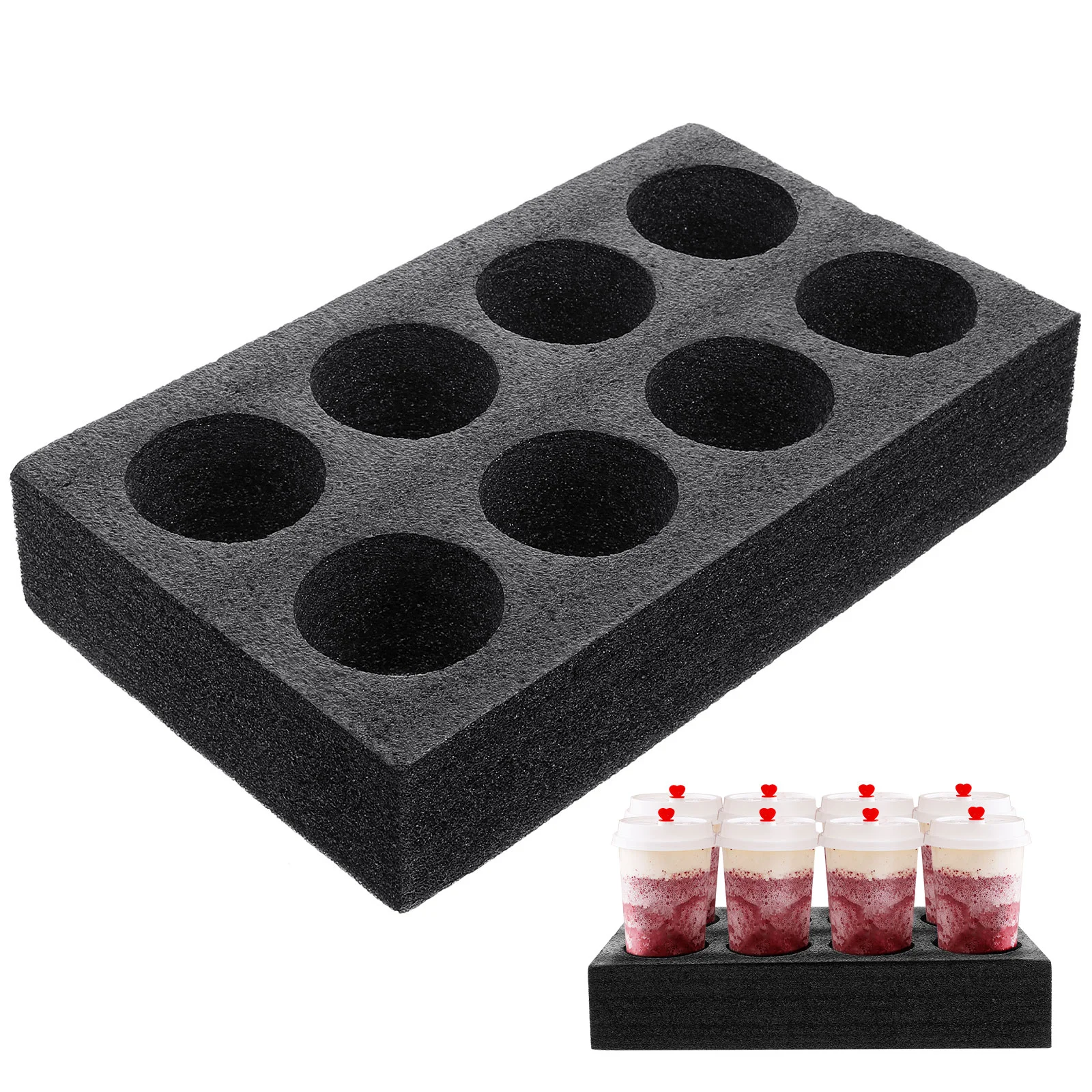Milk Tea Cup Holder Coffee Glasses Drink Carrier Tray for Delivery Trays Epe Beverage Travel
Milk Tea Cup Holder Coffee Glasses Drink Carrier Tray for Delivery Trays Epe Beverage Travel