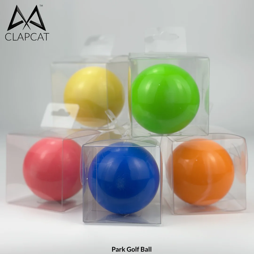 Clapcat 2pieces Park Golf Ball Double Layers 60mm
Clapcat 2pieces Park Golf Ball Double Layers 60mm