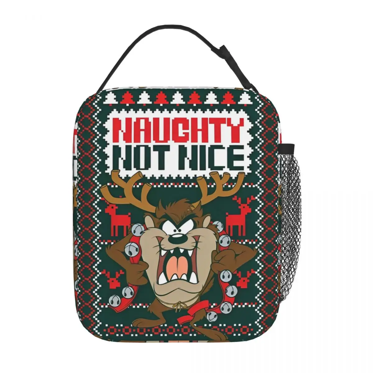 Christmae Tazs Mania Изолированная сумка для обеда Термосумка Контейнер для еды, мультяшный портативный ланч-бокс, сумка для девочек и мальчиков, колледж, пикник
Christmae Tazs Mania Изолированная сумка для обеда Термосумка Контейнер для еды, мультяшный портативный ланч-бокс, сумка для девочек и мальчиков, колледж, пикник