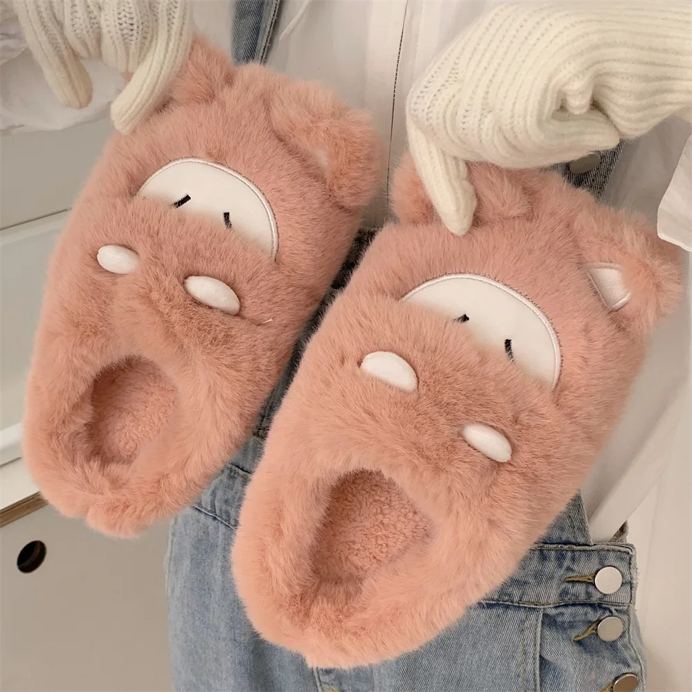 Ladies Autumn and Winter Cartoon Cute Plush Bag Head Cotton Shoes Casual Home Warm Floor Fashion Non-slip Cotton Slippers
Ladies Autumn and Winter Cartoon Cute Plush Bag Head Cotton Shoes Casual Home Warm Floor Fashion Non-slip Cotton Slippers