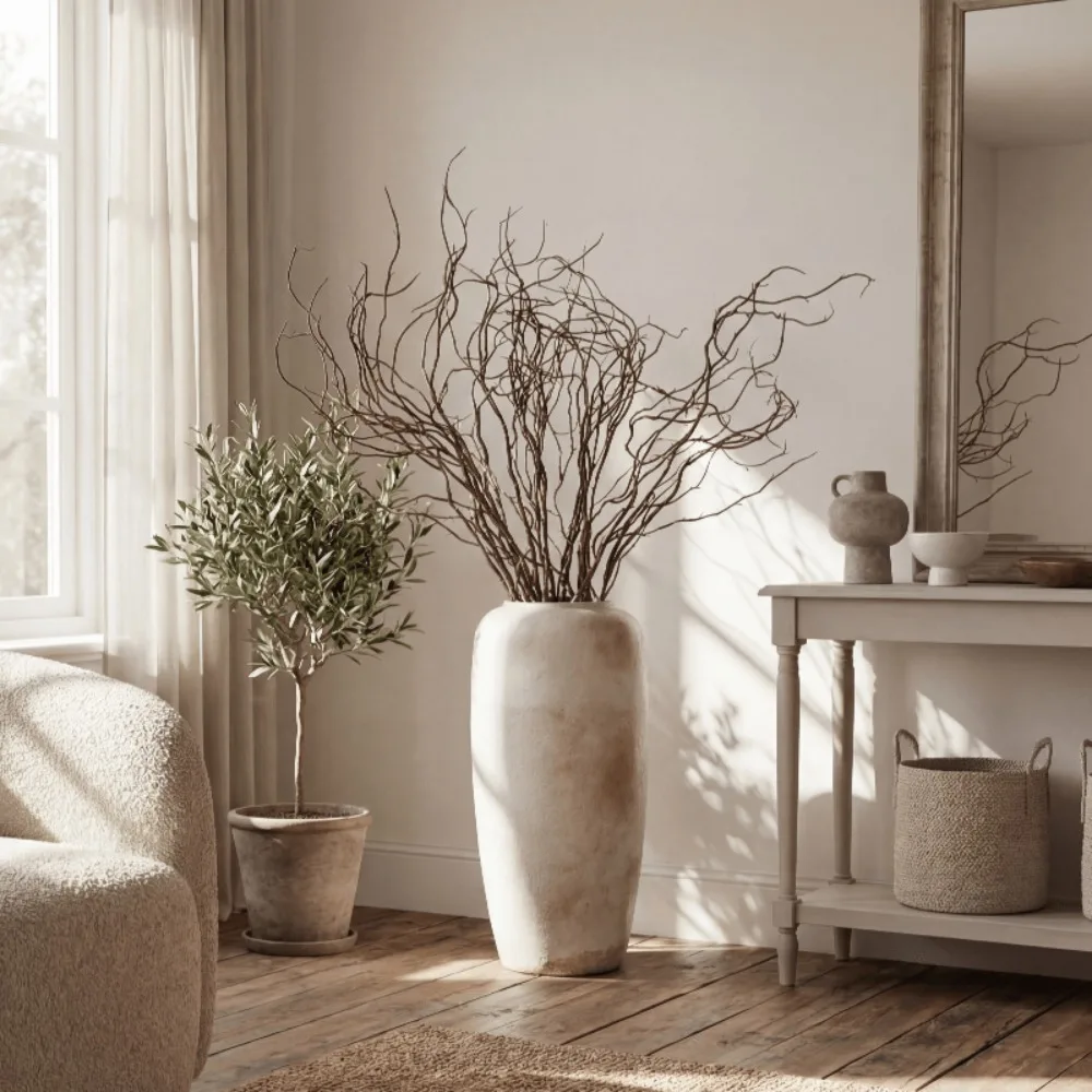 10pcs47.2 Inch Lifelike Curly Willow Branches Party Packs for Vases Artificial Decorative Dried Twigs Tall Plastic Vine Bendable
10pcs47.2 Inch Lifelike Curly Willow Branches Party Packs for Vases Artificial Decorative Dried Twigs Tall Plastic Vine Bendable