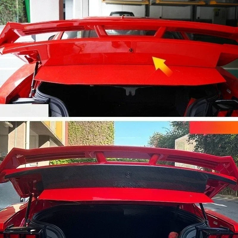 For Ford Mustang Real Dry Carbon Fiber Rear Trunk Lid Upper Cover Decoration panel 2024 Exterior Parts Accessories Body Kits
For Ford Mustang Real Dry Carbon Fiber Rear Trunk Lid Upper Cover Decoration panel 2024 Exterior Parts Accessories Body Kits