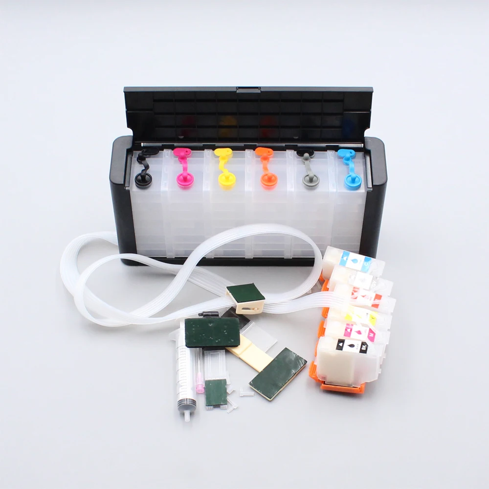 6 Color 312xl 314xl 378xl 478xl Ciss System Without Chip For Epson Expression XP-15000 XP-15010 XP-15080 Printers
6 Color 312xl 314xl 378xl 478xl Ciss System Without Chip For Epson Expression XP-15000 XP-15010 XP-15080 Printers