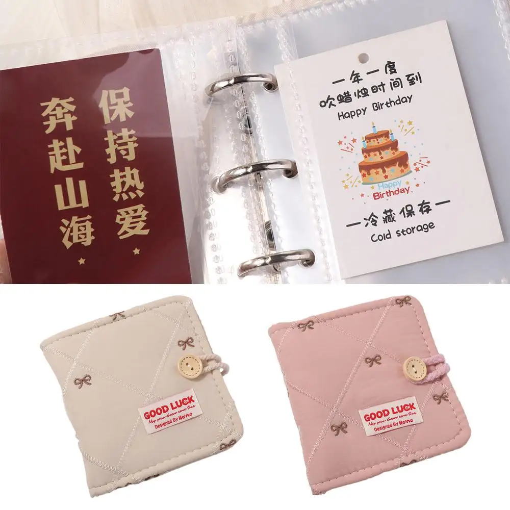Embroidered Photocard Holder Bow 3in ID Photo Idol Card Display Protector Cloth Korean Style Card Protective Case Girls Gift
Embroidered Photocard Holder Bow 3in ID Photo Idol Card Display Protector Cloth Korean Style Card Protective Case Girls Gift
