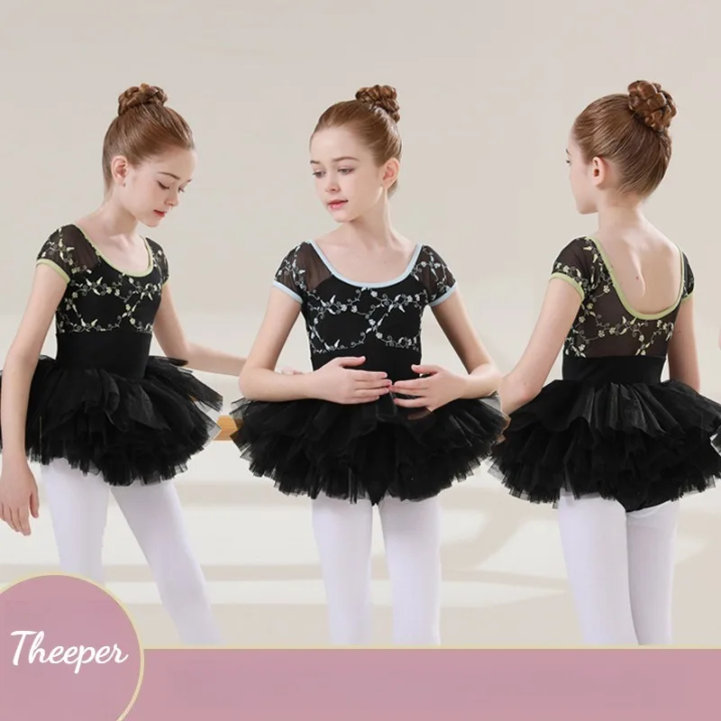 Ballet Dance Outfit 2Pcs Short Sleeve Leotard with Tutu Skirt Spring Summer Breathable Material Daily Class Gymnastics Practice
Ballet Dance Outfit 2Pcs Short Sleeve Leotard with Tutu Skirt Spring Summer Breathable Material Daily Class Gymnastics Practice