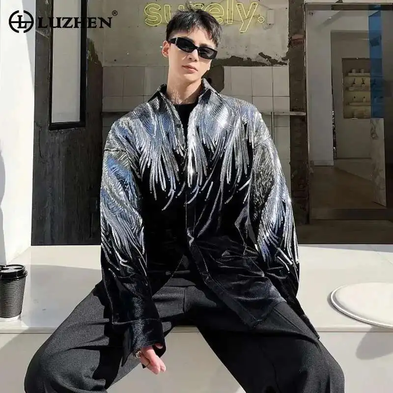 LUZHEN дизайн рукавов, модные длинные рубашки с пайетками, топы 2021, фланелевые нишевые мужские элегантные легкие роскошные одежды для выпускного вечера LZ8957
LUZHEN дизайн рукавов, модные длинные рубашки с пайетками, топы 2021, фланелевые нишевые мужские элегантные легкие роскошные одежды для выпускного вечера LZ8957