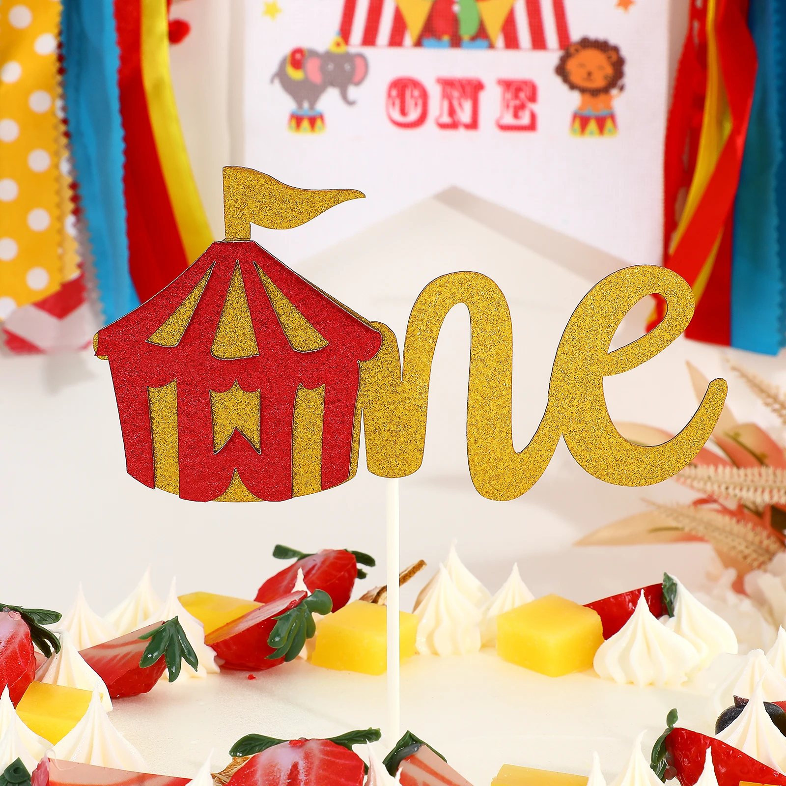 3Pcs First Birthday Party Supplies Featuring Colorful Banner Cake Topper Hat Shiny Number 1 Crown for Birthday
3Pcs First Birthday Party Supplies Featuring Colorful Banner Cake Topper Hat Shiny Number 1 Crown for Birthday