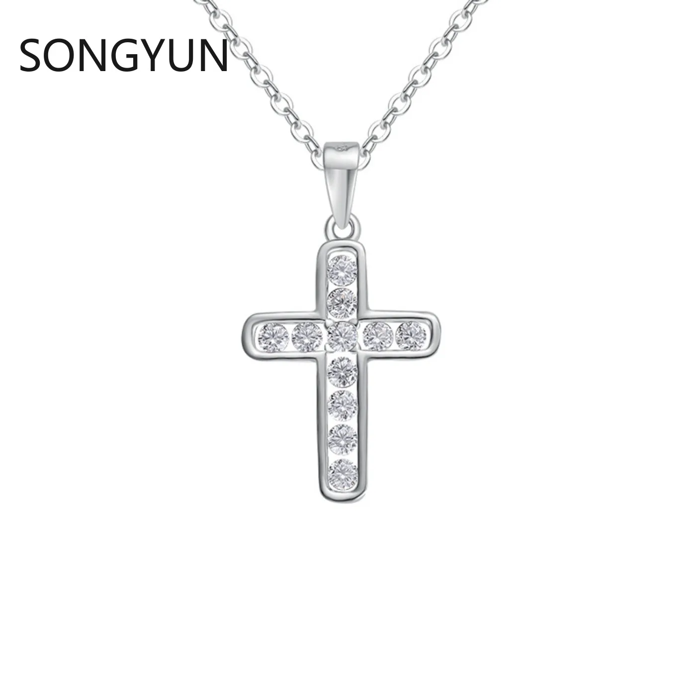 SONGYUN Luxury Jewelry 925 sterling silver Pendant Necklace Women GRA Certificated D Color Moissanite Diamond Necklaces Pendants
SONGYUN Luxury Jewelry 925 sterling silver Pendant Necklace Women GRA Certificated D Color Moissanite Diamond Necklaces Pendants