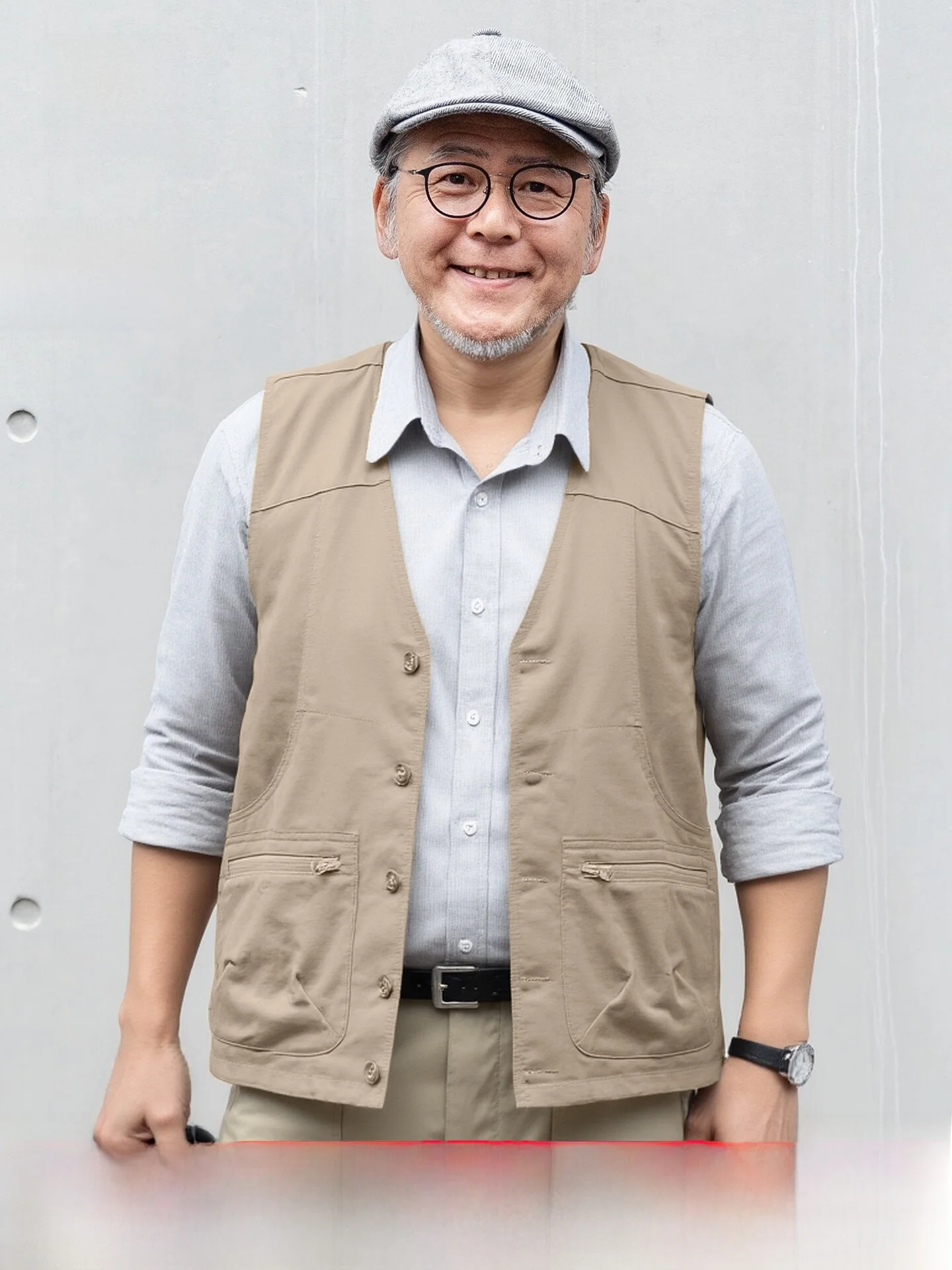 Loose Fit Pure Cotton Vest for Dad And andpa with Multiple kets Spring Autumn Faion Urban Sle V-Ne Single Button C...
Loose Fit Pure Cotton Vest for Dad And andpa with Multiple kets Spring Autumn Faion Urban Sle V-Ne Single Button C...