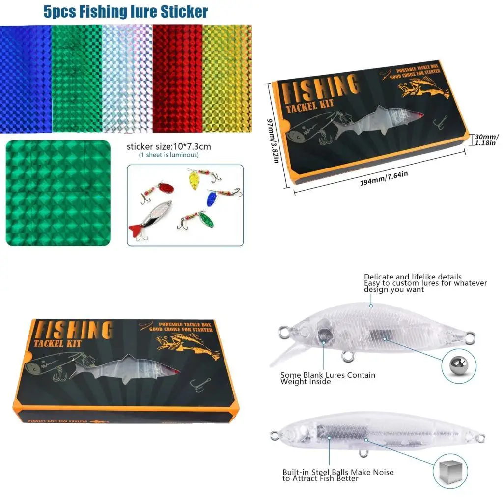 R6FE DIY Crankbaits Minnow устанавливает пустые твердые приманки, устанавливая приманку, делая снабжения рыболовными снарядами
R6FE DIY Crankbaits Minnow устанавливает пустые твердые приманки, устанавливая приманку, делая снабжения рыболовными снарядами