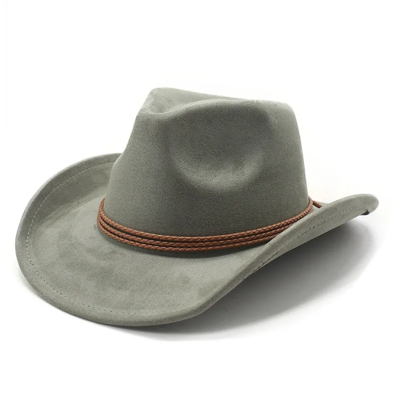 2025 Suede Ethnic Style Tibetan Western Cowboy Hat Fedora Autumn Winter Unisex Felt Hat Upturned Brim Jazz Hat
2025 Suede Ethnic Style Tibetan Western Cowboy Hat Fedora Autumn Winter Unisex Felt Hat Upturned Brim Jazz Hat