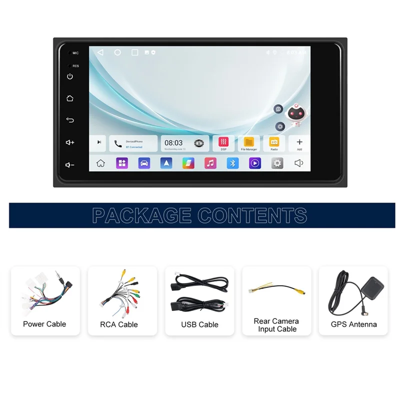 A99F-7' ' Android 15 Car Radio For Toyota RAV4 Camry Prado Hilux 4Runner Car Navigation Stereo
A99F-7' ' Android 15 Car Radio For Toyota RAV4 Camry Prado Hilux 4Runner Car Navigation Stereo