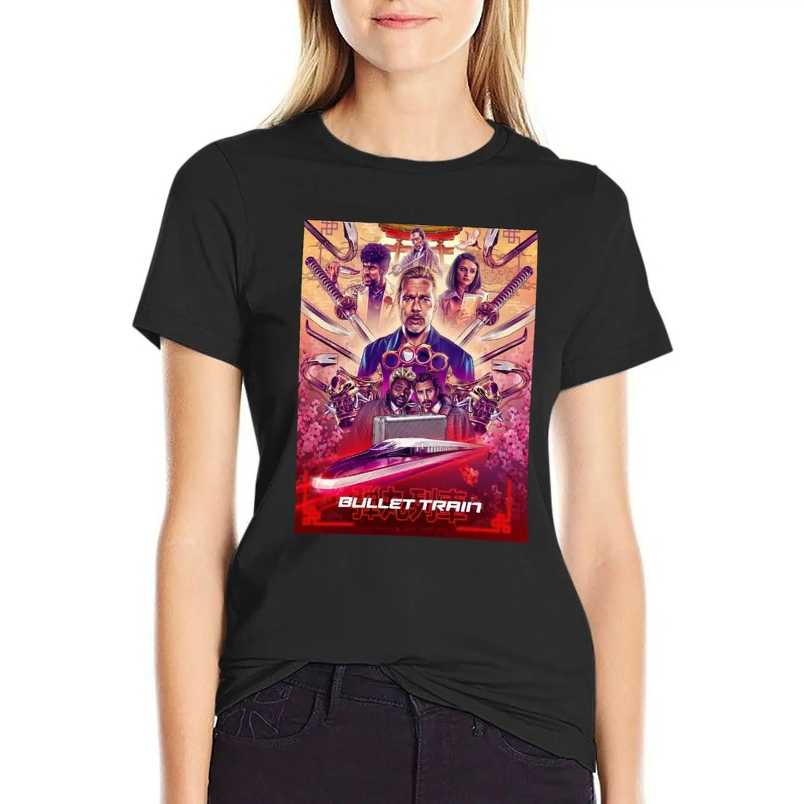 Bullet Train T-Shirt female Short sleeve tee kawaii clothes oversized Women t shirt
Bullet Train T-Shirt female Short sleeve tee kawaii clothes oversized Women t shirt