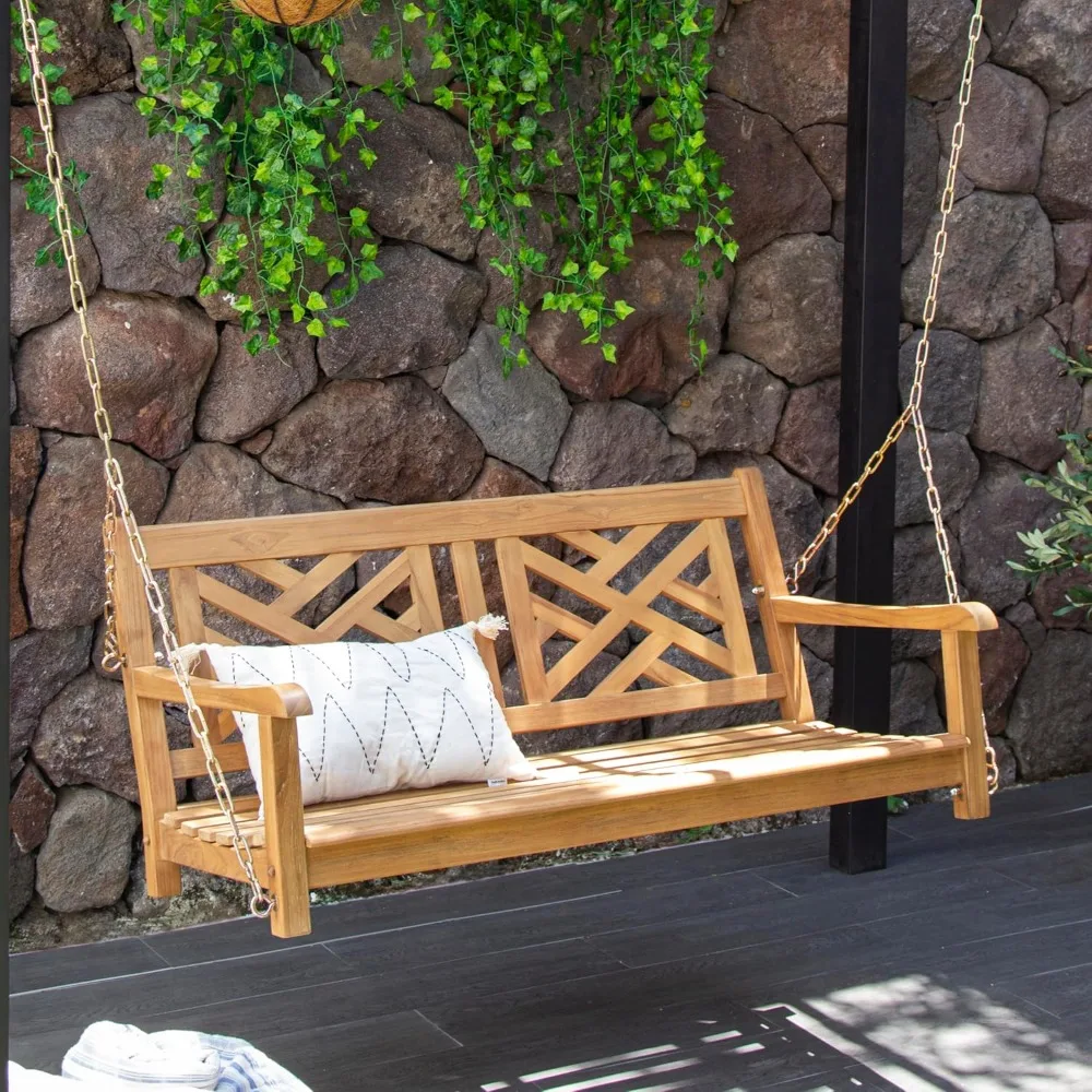 Outdoor Swing, Maine Teak Wood Porch Swing – Durable Outdoor Swing for Patio, Garden, Deck – Comfortable, Weather-Resistant
Outdoor Swing, Maine Teak Wood Porch Swing – Durable Outdoor Swing for Patio, Garden, Deck – Comfortable, Weather-Resistant