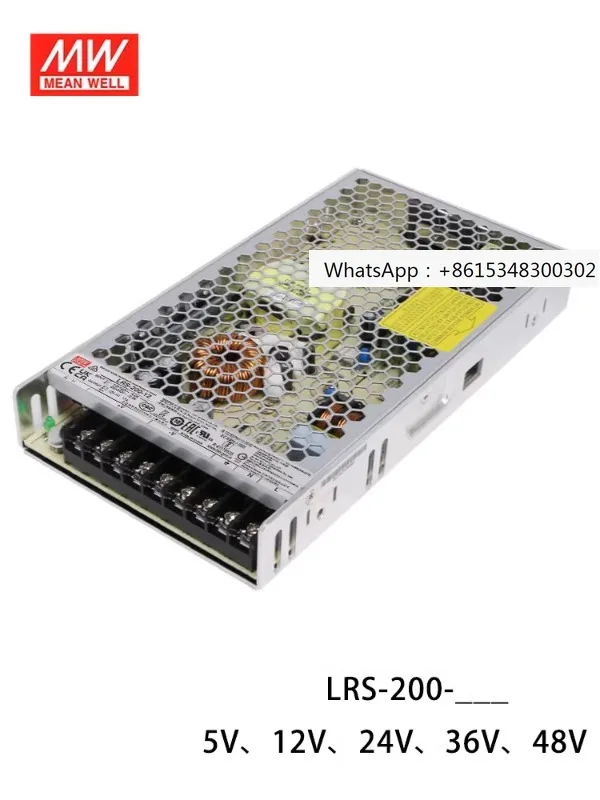 Switching power supply ultra-thin LRS-200-24/48 high-voltage drive 3D printer DIY
Switching power supply ultra-thin LRS-200-24/48 high-voltage drive 3D printer DIY