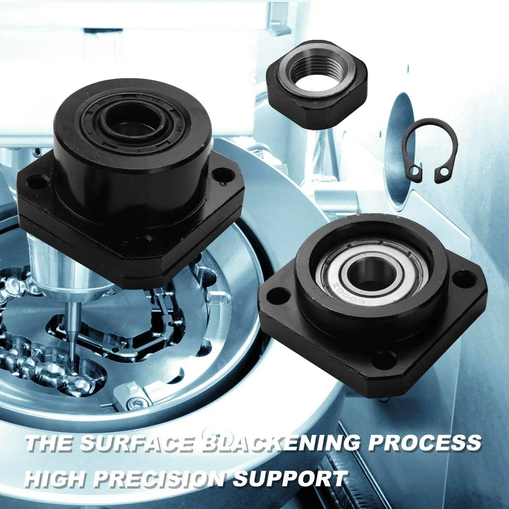 AA81-FK12 FF12 Support For Ball Screw 1605 FK12 Fixed Side FF12 Floated Side For CNC Parts Machine Tool Accessories
AA81-FK12 FF12 Support For Ball Screw 1605 FK12 Fixed Side FF12 Floated Side For CNC Parts Machine Tool Accessories