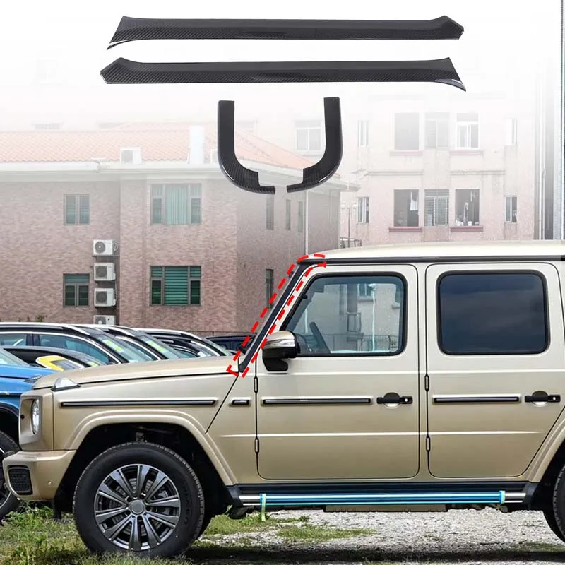 For Mercedes Benz G-Class W464 W465 2019-2025 Real carbon fiber Car Front Windshield A-pillar Decorative Cover Car Accessories
For Mercedes Benz G-Class W464 W465 2019-2025 Real carbon fiber Car Front Windshield A-pillar Decorative Cover Car Accessories