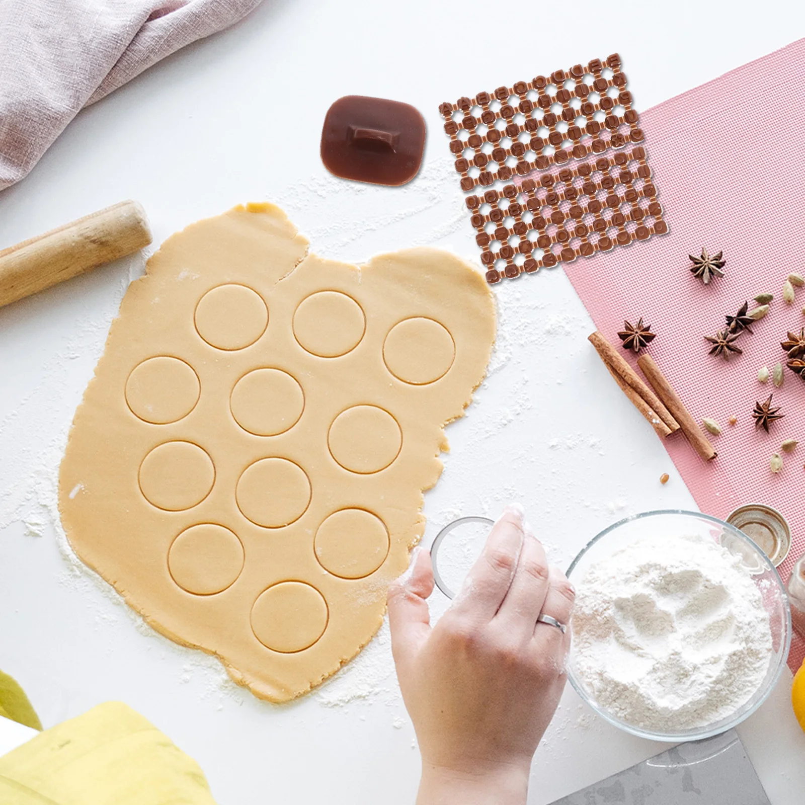 3pcs Polymer Letter Alphabet Stamps For Cookie Biscuit Smooth Surface Diy Crafts Tool Baking Tool Polymer Clay Mold 
3pcs Polymer Letter Alphabet Stamps For Cookie Biscuit Smooth Surface Diy Crafts Tool Baking Tool Polymer Clay Mold