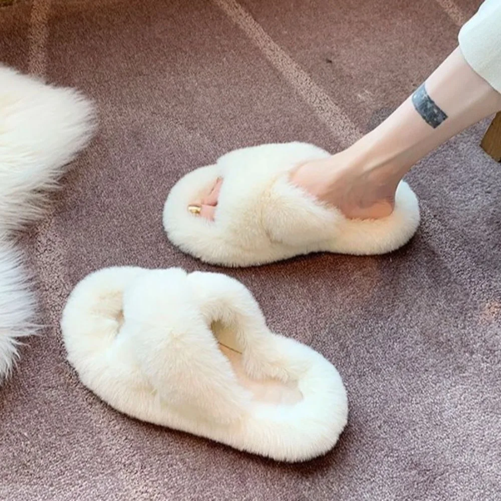 Lovely Slides Homewear Slippers Anti Slip Thick Flat Slippers Solid Color Warm Slippers Women Indoor
Lovely Slides Homewear Slippers Anti Slip Thick Flat Slippers Solid Color Warm Slippers Women Indoor