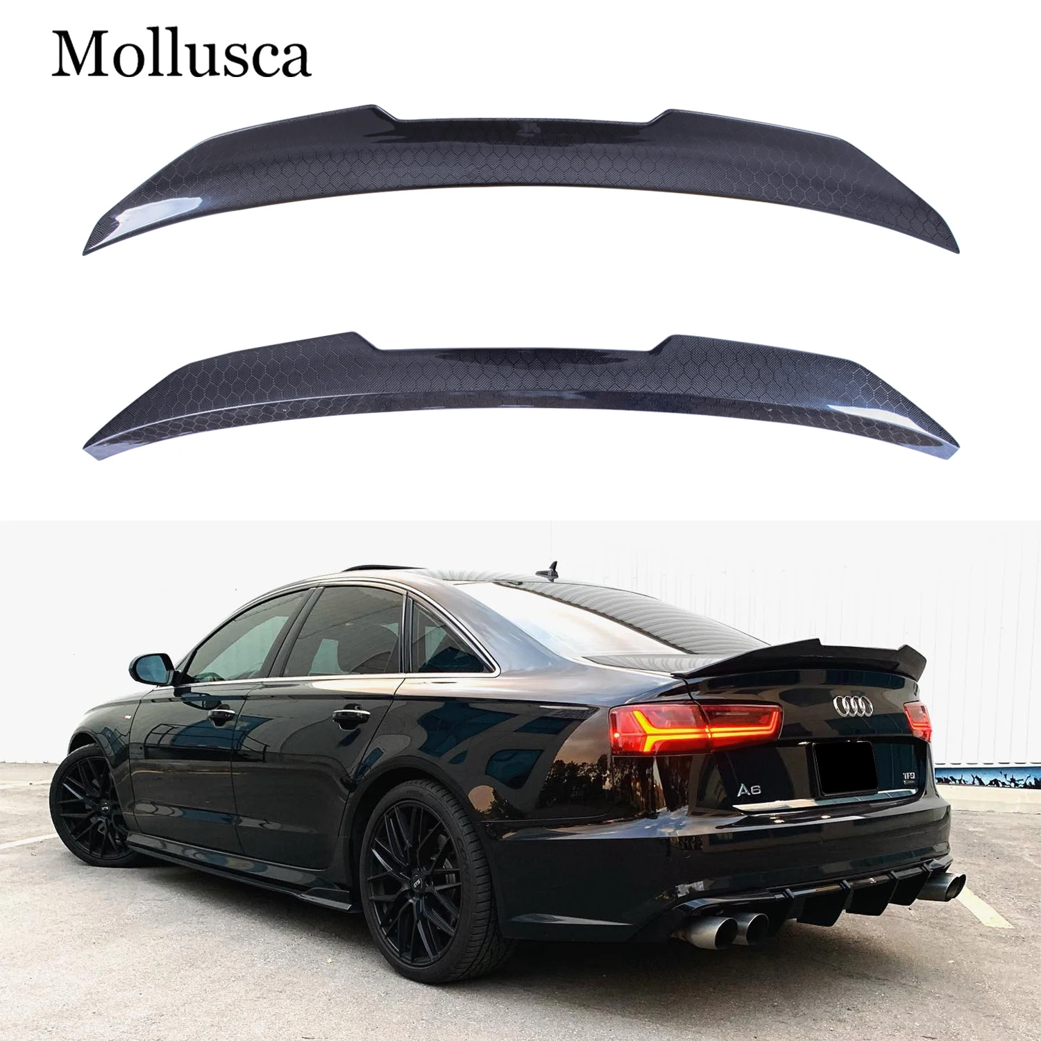 For AUDI A6 C7 Sedan PSM Style Honeycomb Carbon Fiber Rear Spoiler Trunk Wing 2012-2015
For AUDI A6 C7 Sedan PSM Style Honeycomb Carbon Fiber Rear Spoiler Trunk Wing 2012-2015